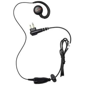 Motorola Solutions Mag One Swivel Earpiece with Inline mic and PTT PMLN6532A PMLN6532, Black