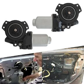 1 Pair Driver Side and Passenger Side Power Window Motor Compatible with Kia Optima 2011 2012 2013 2014 2015 Window Regulator Motor Replaces OE 824502T000 824602T000