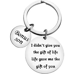 Vadaka Son in Law Jewelry Keychain Stepson Gift Keychain Wedding Gift Jewelry Bonus Son Gift Adoption Gift Son in Law Gifts Keyring Family Keychain Gift Birthday Christmas Graduation Gift