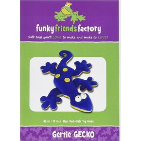 Funky Friends Factory Gertie Gecko Heat Pack Pattern
