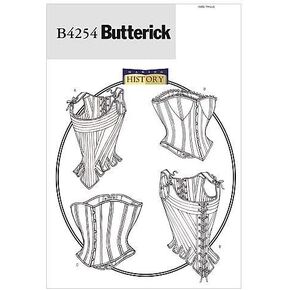 BUTTERICK PATTERNS B4254 Misses' Stays and Corsets, Size 6-8-10