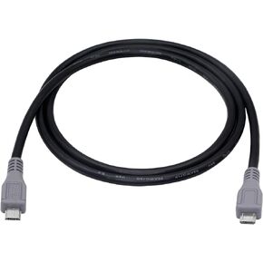 CERRXIAN USB Micro Male to Micro Male OTG Adapter Cable (1m)