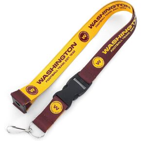 aminco NFL Washington Commanders Crossfade Lanyard, 22-inches