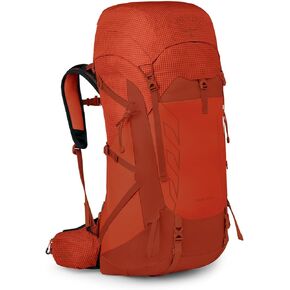 Osprey Talon Pro 40L Men's Hiking Backpack with Hipbelt, Mars Orange, S/M