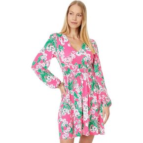 Lilly Pulitzer Women's Calla Long Sleeve V-Neck Dress