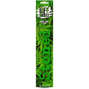 Gonesh - Stoned Off The Wall Scented Incense Sticks - Non-Toxic 10" Slow Burn Aromatic Sticks - Mary Jane - 100 Sticks