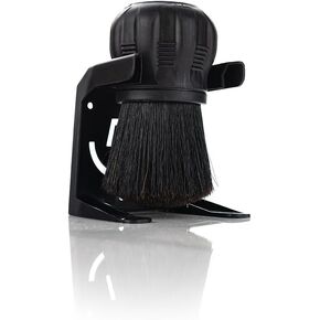 Detail Factory - Screwball Brush - Easy-to-Hold Non-Slip Rubber Grip - Safe for Paint and Interior Surfaces, Detail Around Grilles, Emblems, Trim, and More - Black