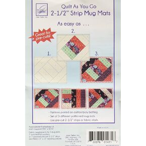 Quilt As You Go 2 1/2" Strip Mats - 3/pack