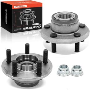A-Premium 2 x Front Wheel Bearing and Hub Assembly with 5-Lug Compatible with Dodge Charger 2006-2014, Challenger 2008-2014, Magnum 2005-2008, Chrysler 300 2005-2014, RWD Only