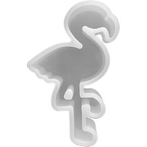 Small Flamingo Freshie Silicone Mold | Size 2.25" Wide x 4" Long x 1" Deep | Flamingo Shape Mold for Freshie, Soap, Resin, Candles