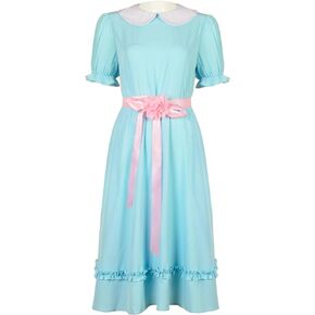 Women's Grady Twins Costume Creepy Doll Scary Twins Sisters Dresses for Halloween Party