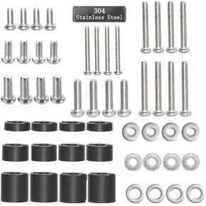 Universal TV Mounting Hardware Kit, Including Screws(M4 M5 M6), Washers, Gaskets,TV Mounting Hardware, for TV and Monitor Installation Wall Mount Hardware Kit can Install All TVs