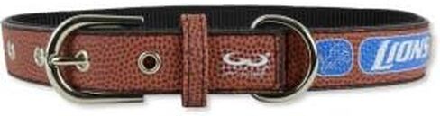 طوق كرة قدم جلدي كلاسيكي من NFL Detroit Lions، مقاس صغير in Kuwait