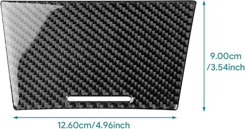AIRSPEED for Acura ILX 2013-2022 Center Console Storage Box Panel Cover Carbon Fiber Interior Trim Accessories, Black in Saudi Arabia