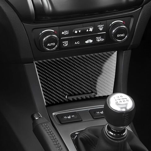 AIRSPEED for Acura ILX 2013-2022 Center Console Storage Box Panel Cover Carbon Fiber Interior Trim Accessories, Black in Saudi Arabia