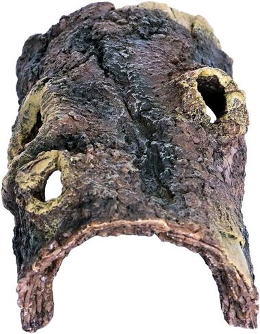 Reptile Hides Resin Hollow Tree Trunk,Reptile Tree Bark Trunk Habitats Decor - Hideout Caves, Great for Lizards,Snakes,Turtles,Geckos,Frogs,Amphibians,Small Animals - Large Size in Saudi Arabia