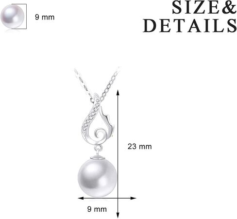 14k White Gold Pearl Necklace and 18k Pearl Earrings Set for Women in Saudi Arabia