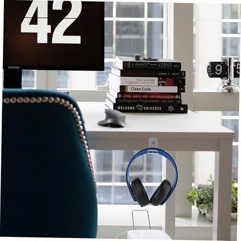 Headphone Hanger Gaming Headphone Stand Earphone Stand Headphone Holder Sticky Hooks for Hanging Headphone Wall Hanger Headset Mount Headset Rack Display Stand Acrylic in Saudi Arabia