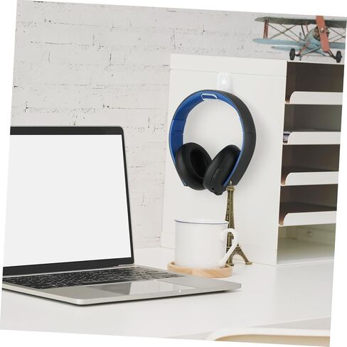 Headphone Hanger Gaming Headphone Stand Earphone Stand Headphone Holder Sticky Hooks for Hanging Headphone Wall Hanger Headset Mount Headset Rack Display Stand Acrylic in Saudi Arabia