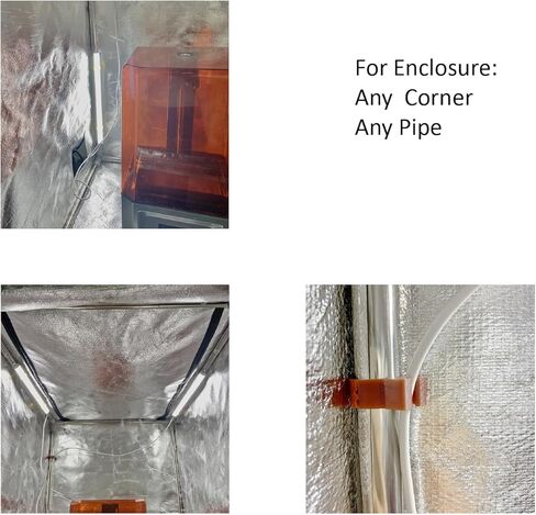 شريط إضاءة LED ملحق للطابعة ثلاثية الأبعاد، قطعتين 5 وات 6000 كلفن. هيكل من الألومنيوم لكابل USB، مع مجموعة متنوعة من طرق التثبيت (ملفات STL)، لترقية المرفقات in Kuwait