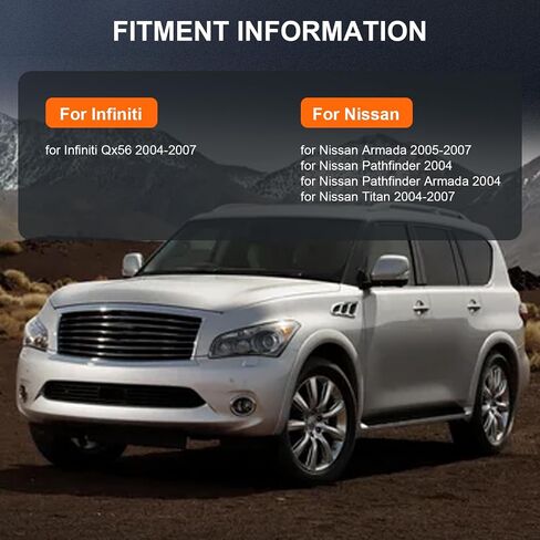 OCPTY قطعة واحدة جديدة ممتازة 515066 محمل العجلة الأمامية ومجموعة المحور مناسبة لـ 6 عروة مع ABS 2004-2007 لسيارة Infiniti QX56 2005-2007 Armada 2004 Pathfinder 2004-2007 Titan in Saudi Arabia