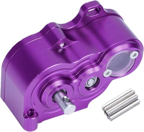 1/10 RC Transmission Speed Gearbox,LCG Crawler R2 Metal Transmission Low Center of Gravity Gearbox for 1/10 RC Car SCX10 TRX4 RC4WD Capra Axle DIY Chassis(Purple) in Kuwait