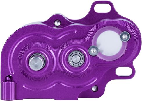 1/10 RC Transmission Speed Gearbox,LCG Crawler R2 Metal Transmission Low Center of Gravity Gearbox for 1/10 RC Car SCX10 TRX4 RC4WD Capra Axle DIY Chassis(Purple) in Kuwait