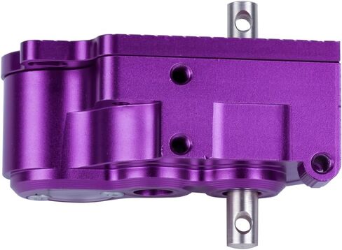 1/10 RC Transmission Speed Gearbox,LCG Crawler R2 Metal Transmission Low Center of Gravity Gearbox for 1/10 RC Car SCX10 TRX4 RC4WD Capra Axle DIY Chassis(Purple) in Kuwait