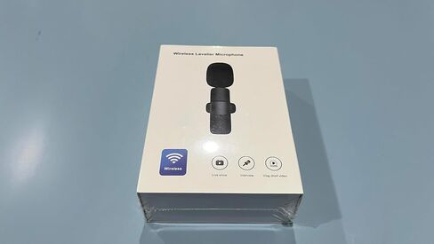 Wireless Lavalier Microphone Compatible with iPhone, Dual Mini Lapel Mic for Phone Video Recording, Wireless Clip On Microphone for TikTok YouTube Live Stream Vlog in Saudi Arabia