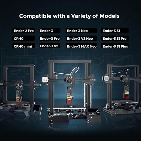 مجموعة وحدة النقش بالليزر الرسمية من Creality 10 وات، Ender 3/3 Pro/Ender 3 V2 / Ender 3 S1 وحدة قطع النقش للمعادن والخشب والجلود والأكريليك والبلاستيك وما إلى ذلك in Saudi Arabia