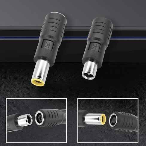 PNGKNYOCN DC 7909 to DC 8020 Adapter，DC 8mm Male to DC 8020 Female and DC 8020 Male to DC 8mm Female Connector, for Solar Panel RV Portable Power Station（2-Pack） in Saudi Arabia