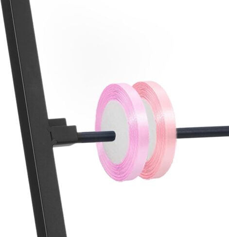 ikare Ribbon Storage Organizer,4 Tier Ribbon Holder Organizer Rack,Metal Ribbon Organizer,Display Rack Storage Shelf for Craft Gift Florist Wrapping in Kuwait