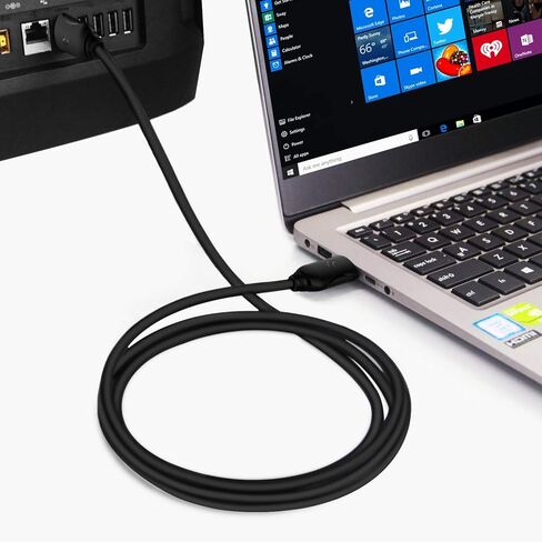 كابل رانكي HDMI، يدعم إيثرنت، 3D، 4K وإرجاع الصوت، 6FT، أسود in Kuwait