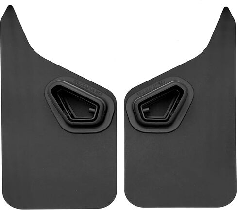 Rock Rail Front Ford Bronco Mud Flaps for Sasquatch 2021-2024 - Extra Wide Mud Flap, Designed for Tough Rugged Conditions, Easy Install, Made in USA (2 Pcs) in Saudi Arabia