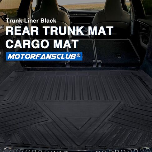 MotorFansClub Cargo Liner Fit for Audi Q5 SQ5 2018 2019 2020 2021 2022 2023 Trunk Liner Tray Heavy Duty Rubber Rear Cargo Area Mat Waterproof Protector Floor Mat Black in Saudi Arabia