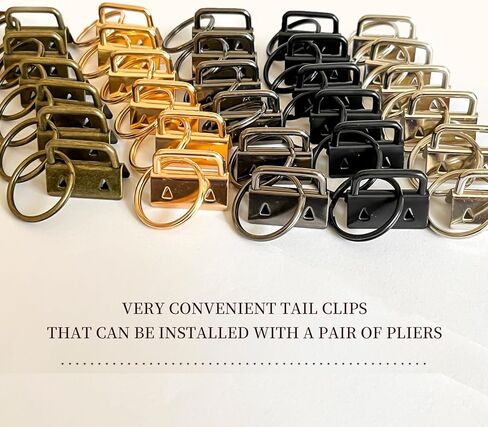 BRT Bearingshui 1 بوصة مفتاح فوب الأجهزة مع حلقات المفاتيح مجموعات 30 قطعة 5 ألوان، مجموعة أدوات سلسلة المفاتيح المعدنية لسلسلة المفاتيح المعصم، الحبل الرئيسي وسلسلة المفاتيح صنع لوازم الأجهزة in Kuwait