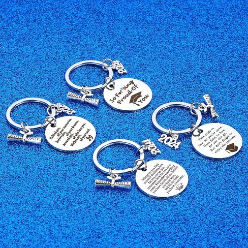 12pcs Graduation Keychains Bulk Graduation Gifts 2024 Class of 2024 Keychain Gifts Graduation Gifts for Him Her College Graduation Gifts for Women Men Graduation Gifts for Teens Boys Girls Senior 2024 in Saudi Arabia