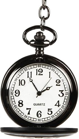 AUGEN Metal Keychain For Men And Women, Round Key Ring Holder Organizer With Vintage Classic Pocket Stopwatch (Madrid Design, Pack of 1) in Saudi Arabia