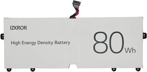 LBV7227E 80Wh 10336mAh Battery Replacement for LG Gram 14Z980 15Z980 17Z990 15 2020 15Z90N 17 2020 17Z90N 16 2021 16ZD90P 16Z90P 17 2021 17Z90P Series Laptop 2IC96/90/114 7.74V in Saudi Arabia