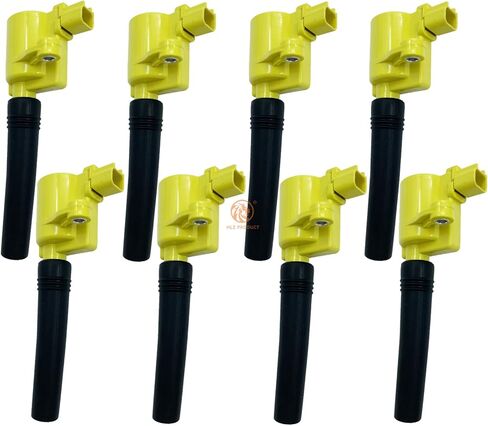 مجموعة ملفات إشعال عالية الأداء مكونة من 8 قطع متوافقة مع جاكوار S-Type Ford Thunderbird LINCOLN LS 3.9 4.0 4.2 V8 FD506 DG515 DG529 H2216C-Y in Kuwait