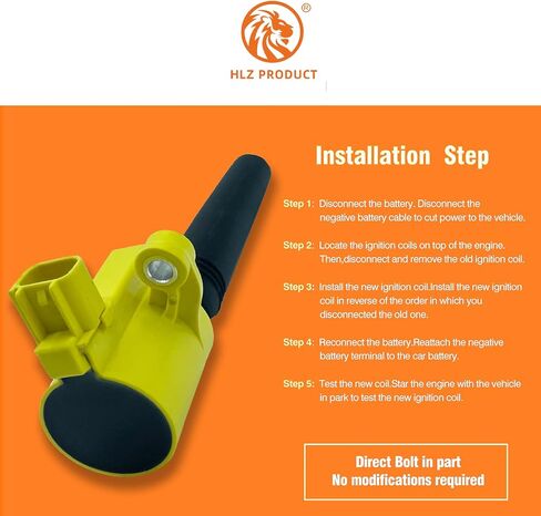 مجموعة ملفات إشعال عالية الأداء مكونة من 8 قطع متوافقة مع جاكوار S-Type Ford Thunderbird LINCOLN LS 3.9 4.0 4.2 V8 FD506 DG515 DG529 H2216C-Y in Kuwait