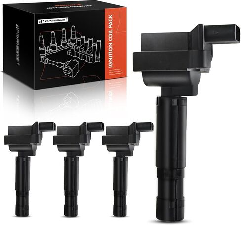 A-Premium Ignition Coil Pack Set of 4 Compatible with Mercedes Benz CL203/W203 Series C230 Kompressor 2003 2004 2005 L4 1.8L in Saudi Arabia