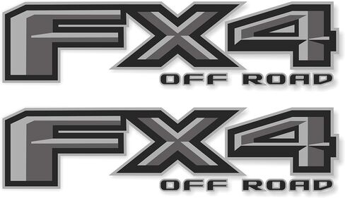 FX4 Off Road Decals for Truck, Replacement Bedside Stickers for F150 (2015-2020) Gray (Peel & Stick) in Saudi Arabia