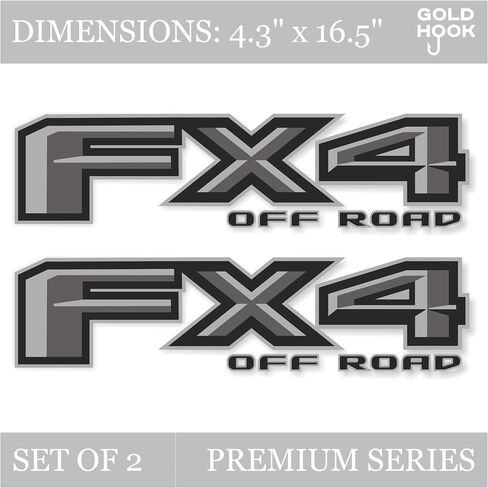FX4 Off Road Decals for Truck, Replacement Bedside Stickers for F150 (2015-2020) Gray (Peel & Stick) in Saudi Arabia