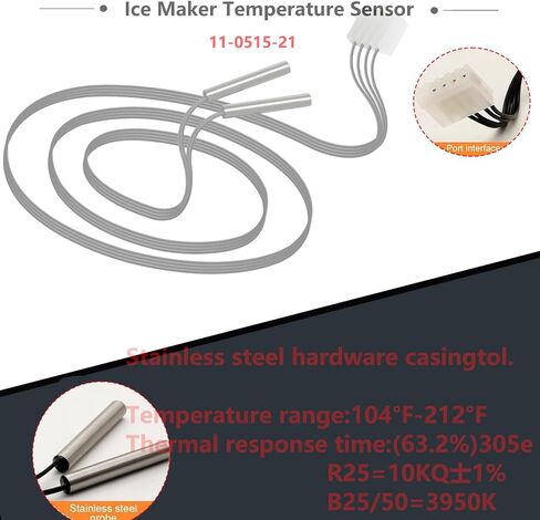 11-0515-21 Ice Maker Temperature Sensor 11-0515-21 Temperature Sensor Made by LYYRMF Company in Kuwait