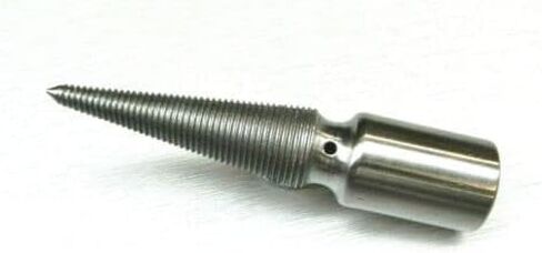 Spindle 3/8" Arbor Hole for Baldor Lathe Motor Spindle 3-1/2" Long Friction Grip Left Hand Tapered Threaded in Saudi Arabia