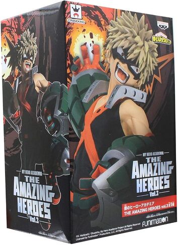 Banpresto 39122 My Hero Academia The Amazing Heroes Vol. 3 Katsuki Bakugo Figure in Saudi Arabia