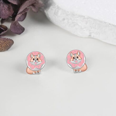Owl Otter Elephant Stud Earrings Sterling Silver Stud Earrings Jewelry Gifts for Women Girls in Saudi Arabia
