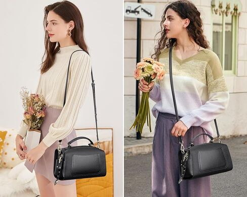Over Earth Genuine Leather Crossbody Bags for Women Small Top handle Shoulder Handbags and Purses in Saudi Arabia