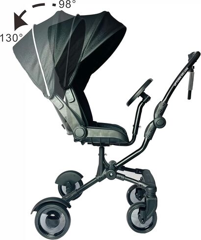 Englacha Uptown Deluxe Rider - مقطورة مقعد للأخوة للكراسي المتحركة بما في ذلك غطاء المطر ومظلة الشمس in Kuwait